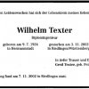 Texter Wilhelm 1924-2002 Todesanzeige